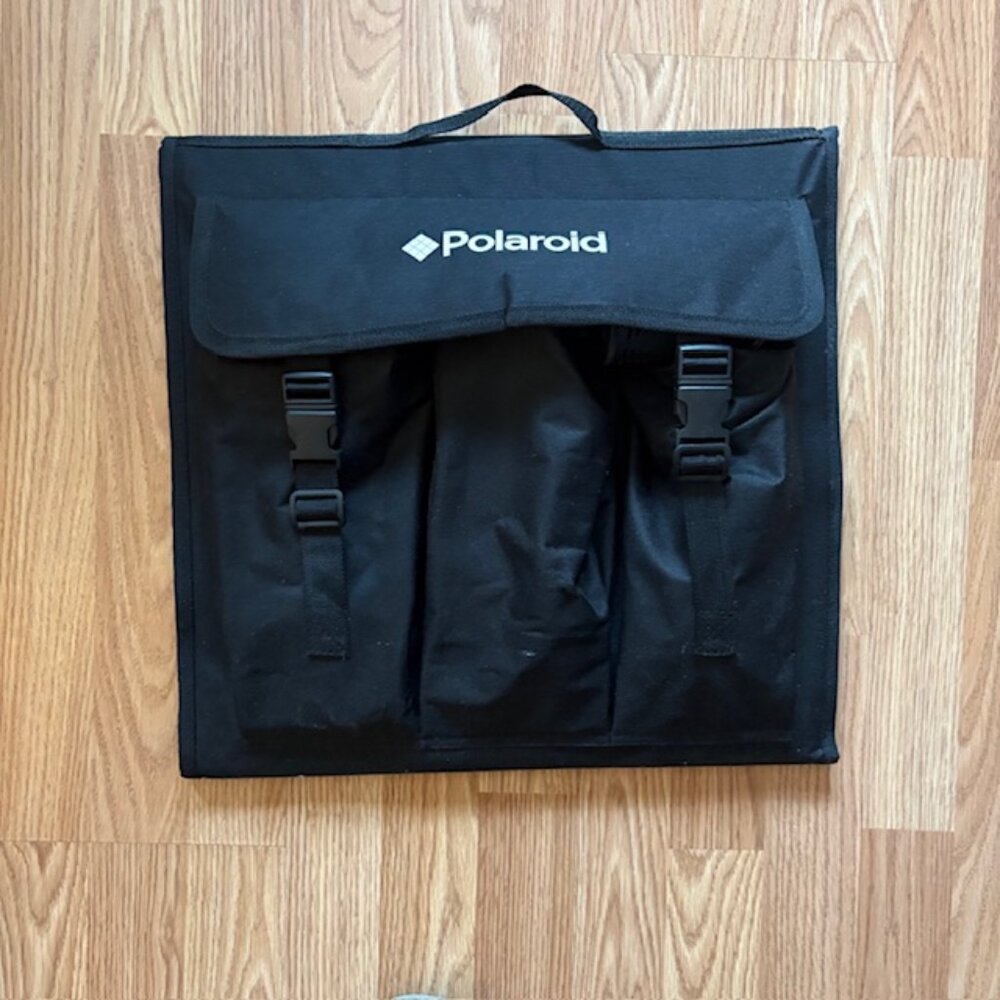 Polaroid Photo Studio Kit Tabletop With 2 Lights Backdrops Diffuser Screen